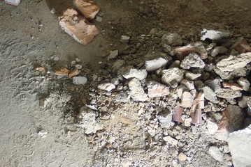 small dig on a building site