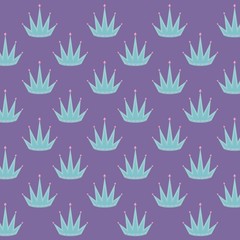 crown of queen with gemstones pattern