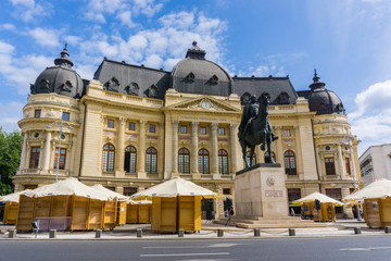 Central University Library (Biblioteca Centrala Universitara) in downtown Bucharest, Romania