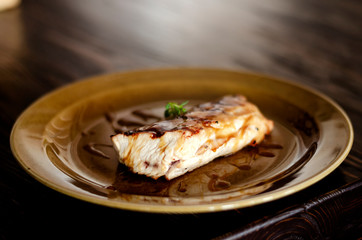  juicy turkey steak. delicious food