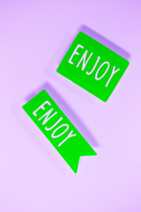 Enjoy greetings message tag
