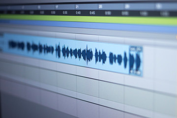 Recording studio audio controls - 236527722