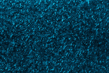 Obraz premium Blue sparkling bubbles background