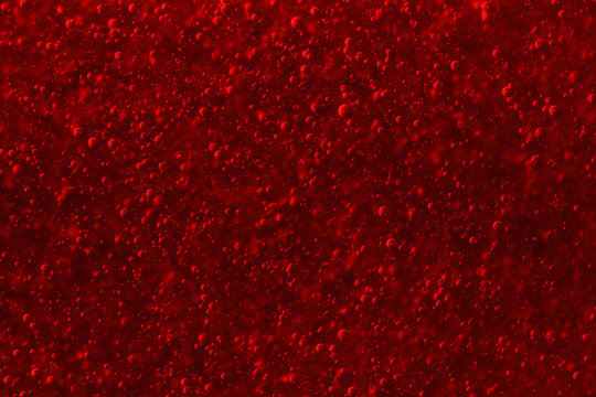 Red sparkling bubbles background