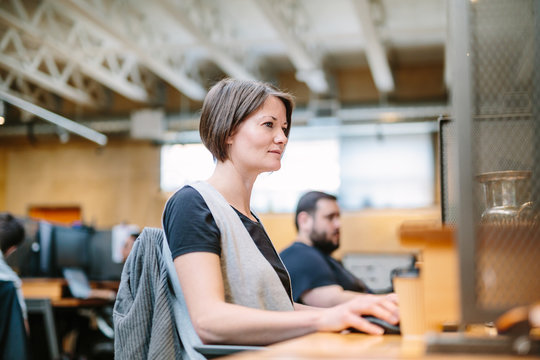 Various happenings at a technology company office - Powered by Adobe