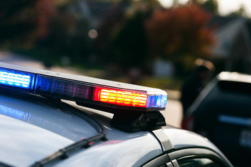 Police: Focus On Car Light Bar As Officer Talks To Driver In Bac