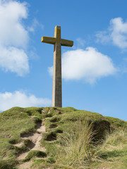 St Piran's Cross, Perran Sands, Perranporrth, Cornwall.
