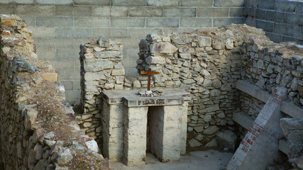 St Piran's Oratory, Perran Sands, Perranporth, Cornwall.