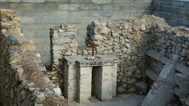 St Piran's Oratory, Perran Sands, Perranporth, Cornwall.