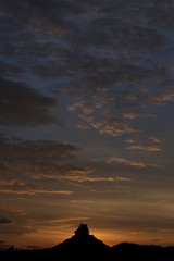 amanecer e iglesia del santo madero parras coahuila mexico
