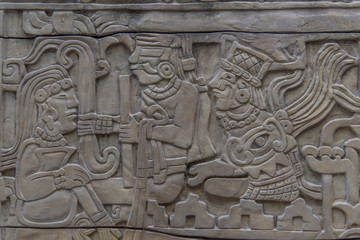 retablos mayas de piedra de la cultura antigua mexicana