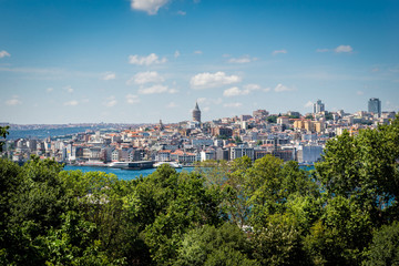 Fototapeta na wymiar view of istanbul city