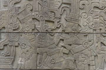 retablos mayas de piedra de la cultura antigua mexicana