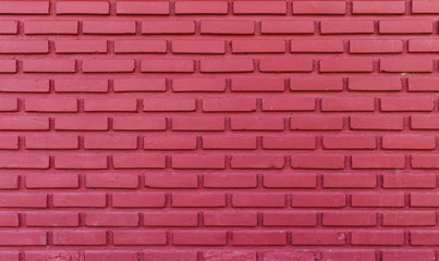Background of brick wall. Grunge red brick wall texture for interior design.