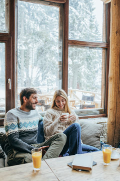 Couple Enjoying Winter Vacation