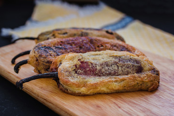 chipotles navideños with white cheese, traditional mexican food for christmas