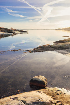 The sea, a winters day