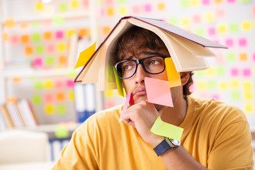 Student preparing for exams with many conflicting priorities 