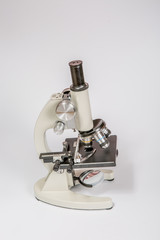 Grey color on the bottom of delicate microscope