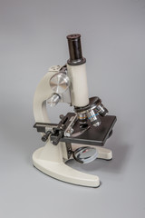 Grey color on the bottom of delicate microscope