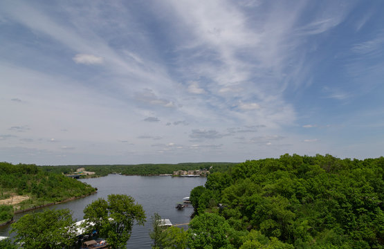 Lake With Cloud Formations