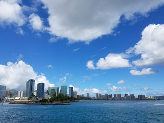 Obraz premium Kewalo Basin point in Honolulu