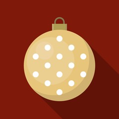 christmas ball, bauble icon, suitable for use as material