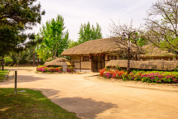 Fototapeta na wymiar The house of Wolmae at Gwanghalluwon Garden