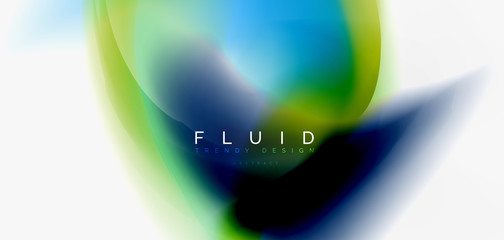 Mixing liquid color flow abstract background. Trendy abstract layout template for business or technology presentation, internet poster or web brochure cover, wallpaper