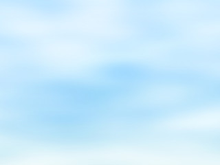 Illustration of seamless blue sky wide screen with soft white clouds and thin air with copy space available for your text,logo, products