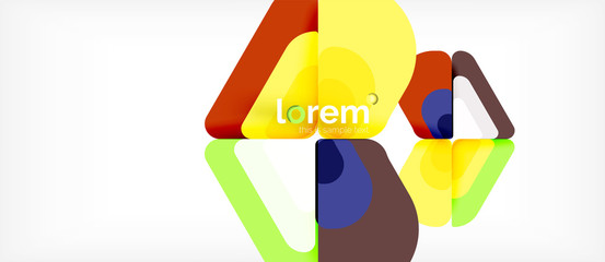 Geometric abstract background