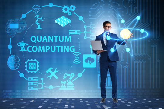 Quantum Computing Background Concept HighRes Stock Photo  Getty Images