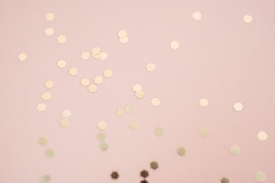 Golden confetti