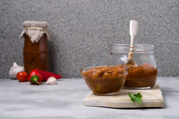 Traditional spicy vegetable sauce