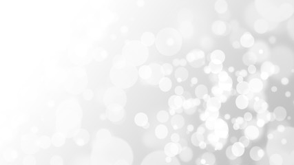 Abstract background Gray blur gradient with bokeh in christmas background