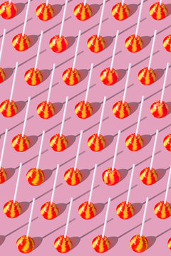 Colorful lollipops