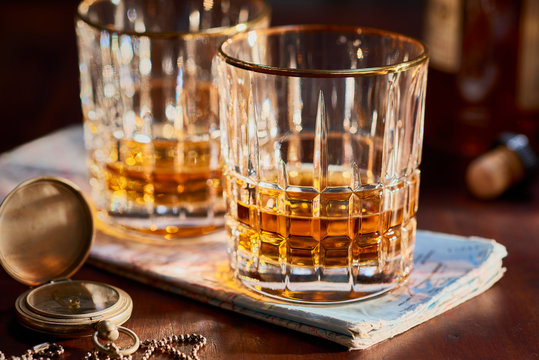 Whiskey, Map and Compass 