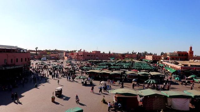 crazy Jemaa el fnaa Marrakesh Morocco