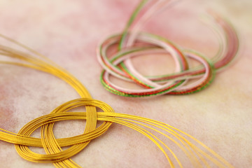 日本の伝統品の水引