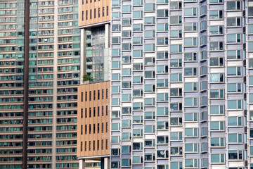 Fototapeta na wymiar 香港の高層住宅