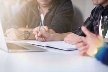 Startup Business Team On Meeting at office