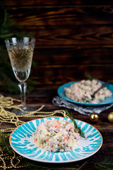 New year salad Olivier