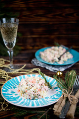 New year salad Olivier