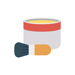 shaving   brush   cream