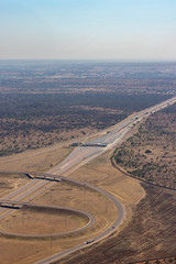 Highway from the air