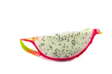 fresh dragon fruit isolated red pitaya dragon tropical fruit