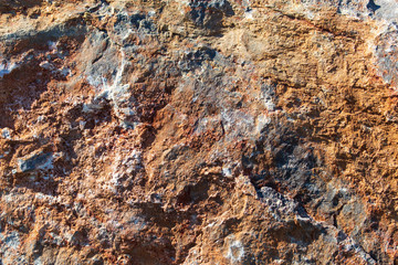 Mountain stone on nature as an abstract background