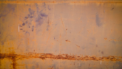 Old rusted steel wall, The concept for the background to do. background.