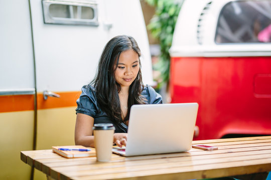 Various happenings at a technology company office