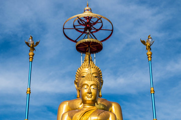 Fototapeta na wymiar Twin sitting Buddha